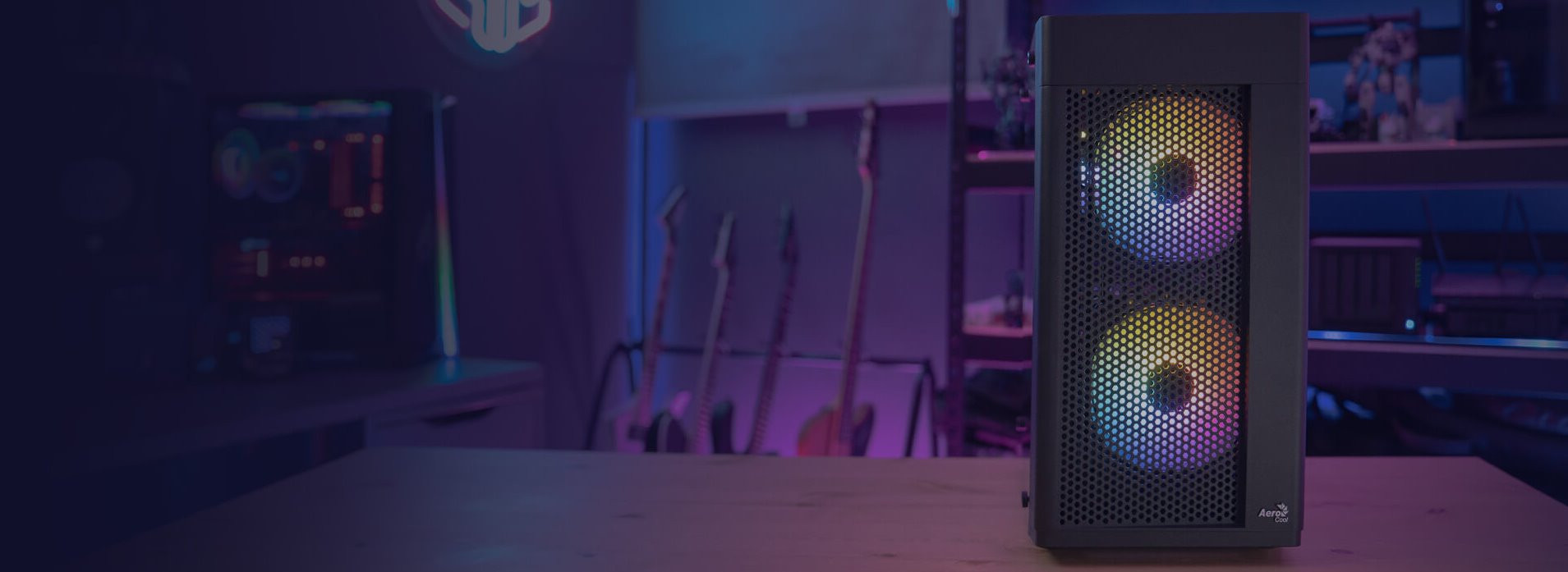 OBUDOWA AEROCOOL PGS HEXFORM-G-BK-V2 FRGB - zdjęcie 2