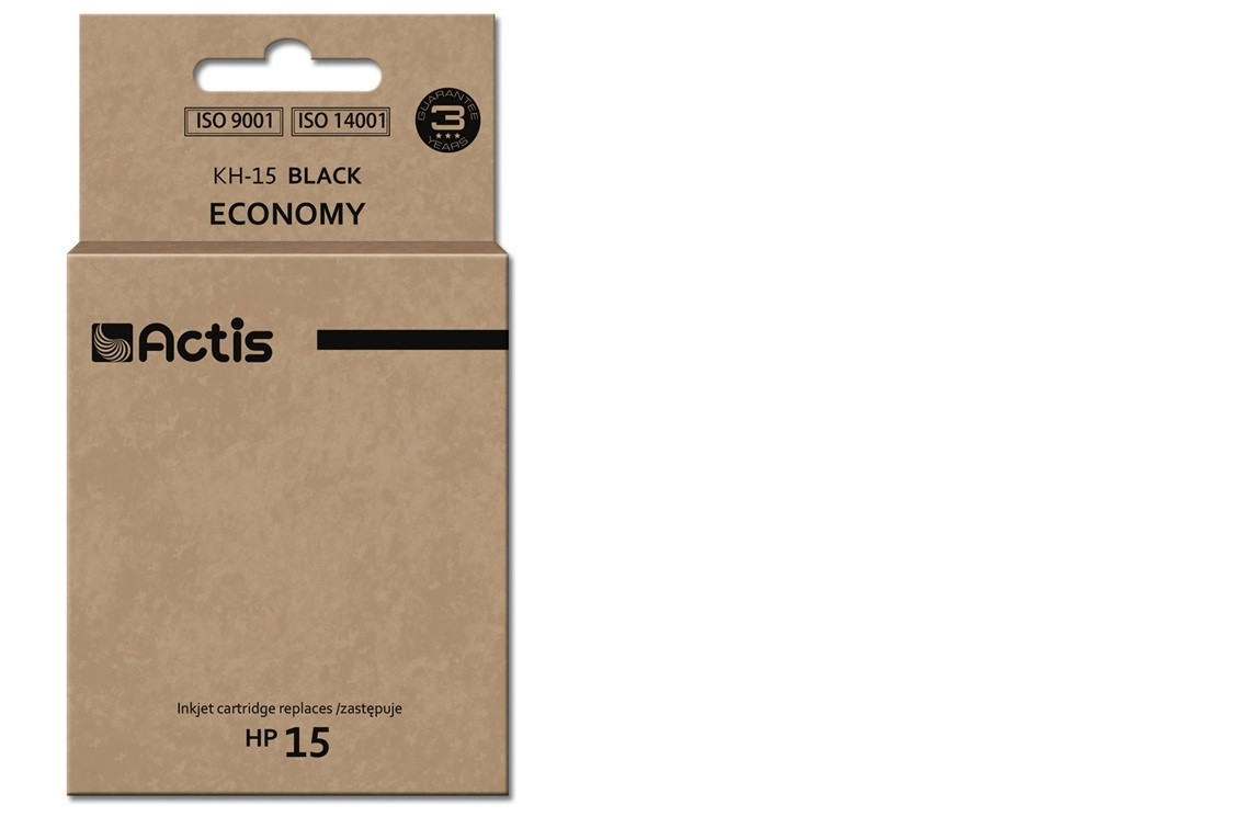 Actis KH-15 Tusz do drukarki HP, Zamiennik HP 15 C6615N; Standard; 44 ml; czarny. - zdjęcie 1