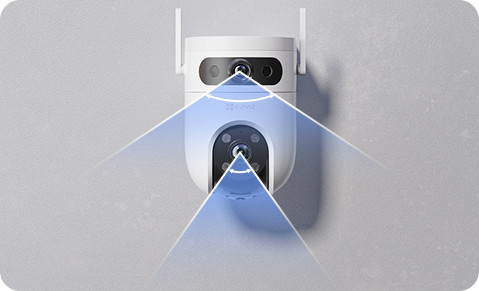 Kamera IP Ezviz H9C WiFi Obrotowa 2K 2w1 (3MP+3MP) - zdjęcie 5