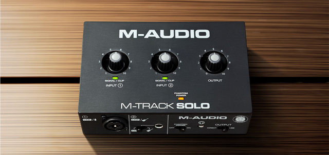 M-AUDIO M-Track SOLO - Interfejs Audio USB - zdjęcie 7