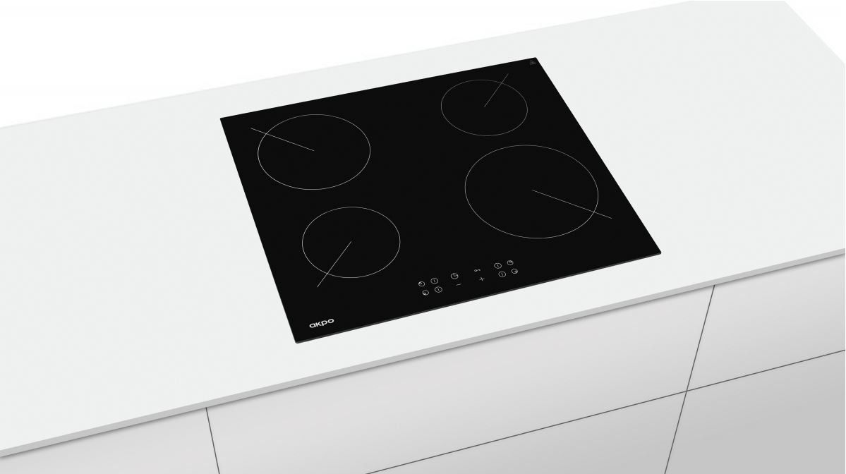 Płyta ceramiczna AKPO PKA 58 008/2 czarna - zdjęcie 2