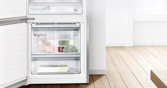 Lodówka BOSCH Serie 4 KGV 58VLEAS No Frost MultiAirflow 191cm - zdjęcie 8