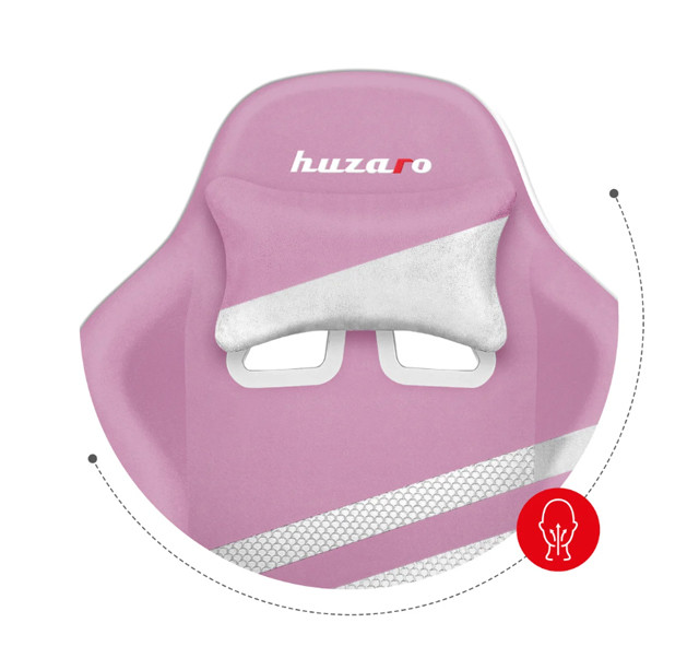 Fotel gamingowy Huzaro Force 4.4 Pink Mesh - zdjęcie 7