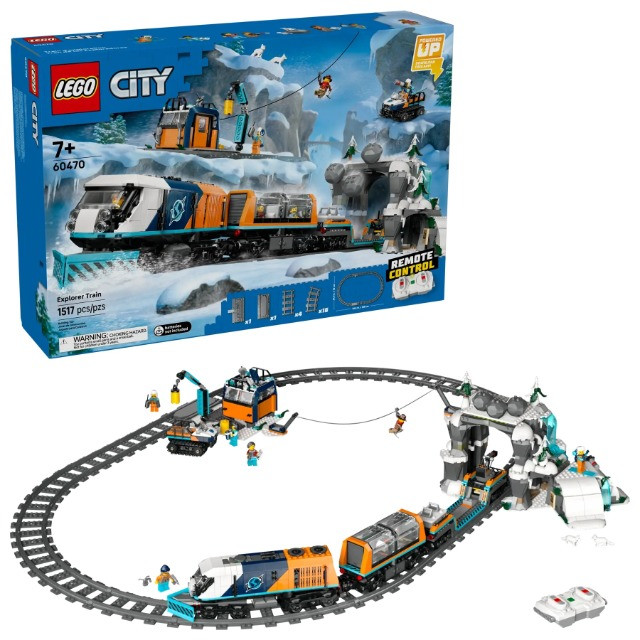 LEGO CITY 60470 TRAINS EXPLORERS' ARCTIC POLAR EXPRESS TRAIN - zdjęcie 1