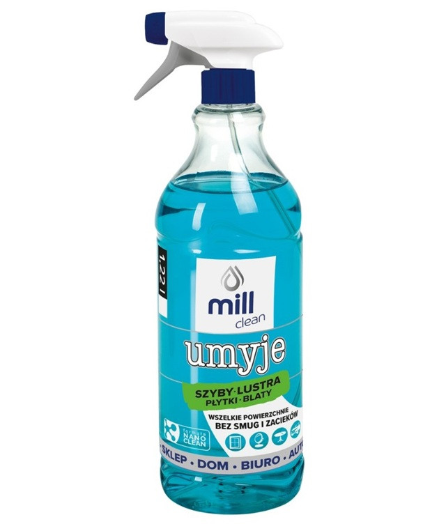 MILL CLEAN UMYJE Płyn do mycia szyb, luster, glazury 1,22l - zdjęcie 1