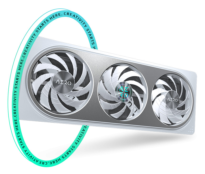 Karta graficzna Gigabyte GeForce RTX 5060 Ti AERO OC 16GB (GV-N506TAERO OC-16GD) - zdjęcie 3