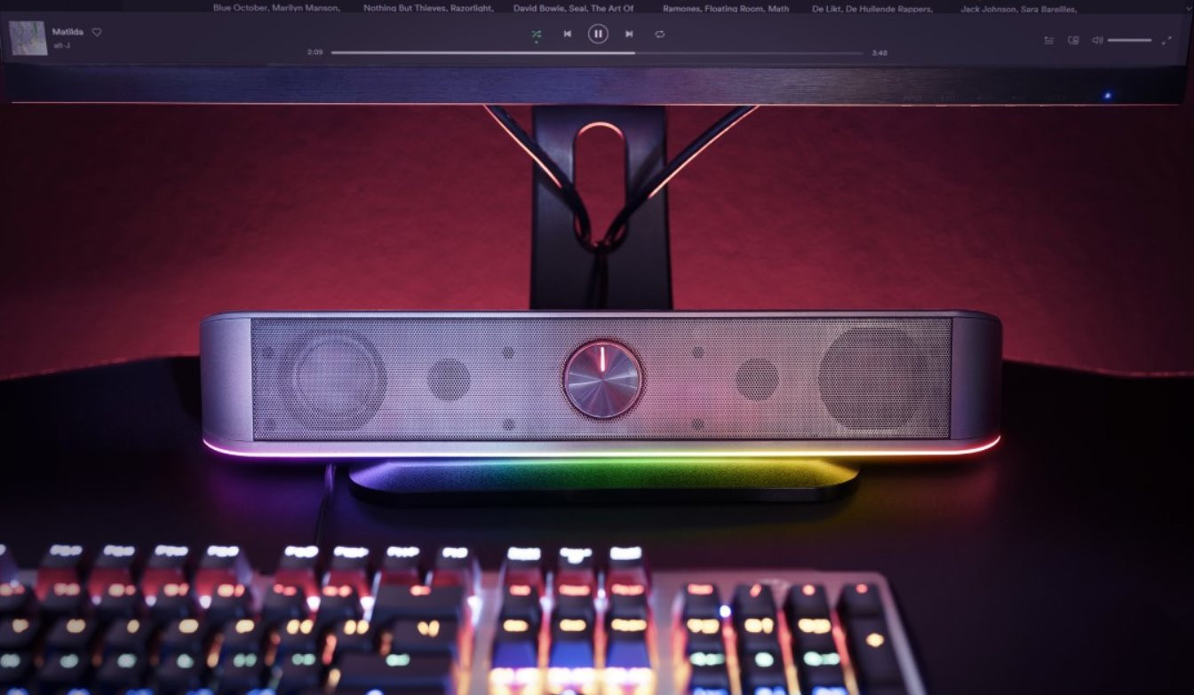 Głośnik TRUST GXT619 THORNE RGB LED SOUNDBAR - zdjęcie 2
