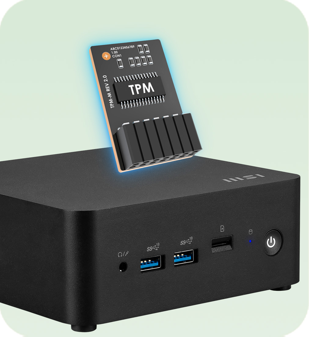 MSI Cubi NUC 13MQ-070PL i7-1365U 16GB SSD1TB Intel Iris Xe Graphics AX211 WiFi 6E Windows 11 Pro Black - zdjęcie 5