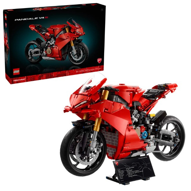 LEGO TECHNIC 42202 Motocykl Ducati Panigale V4 S - zdjęcie 1