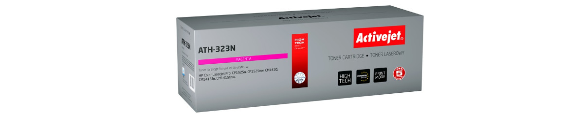 Activejet ATH-323N Toner do drukarki HP, Zamiennik HP 128A CE323A; Supreme; 1300 stron; purpurowy. - zdjęcie 6
