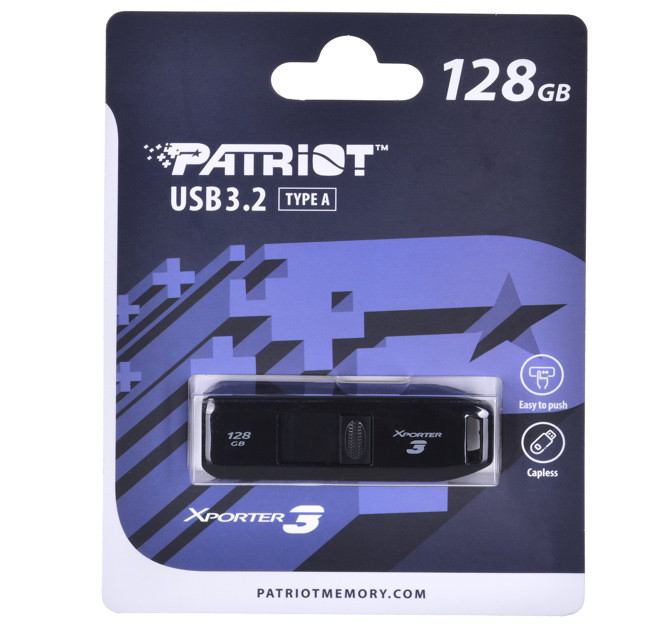 PARTIOT FLASHDRIVE Xporter 3 128GB Type A USB3.2 - zdjęcie 1