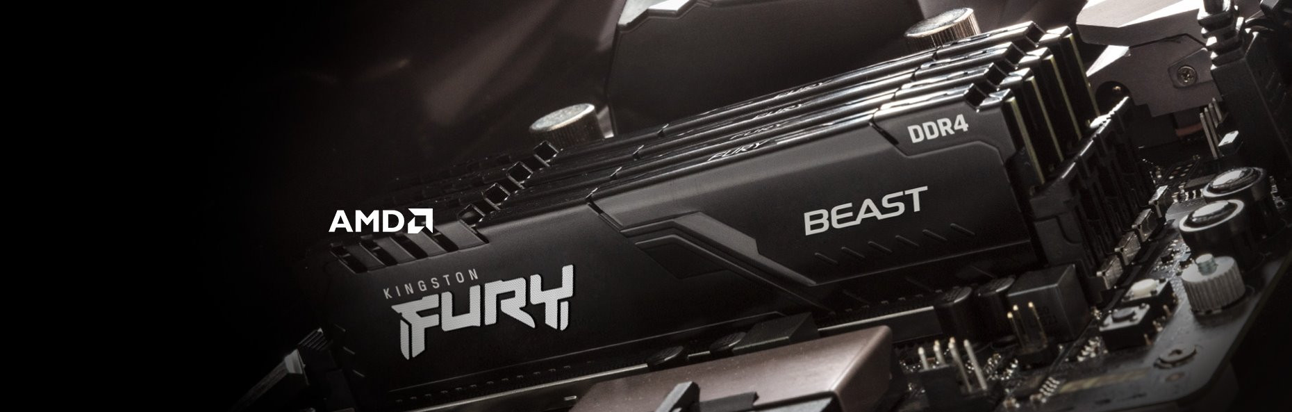 Kingston FURY DDR4 32GB (2x16GB) 3200MHz CL16 Beast Black (KF432C16BBK2/32) - zdjęcie 4