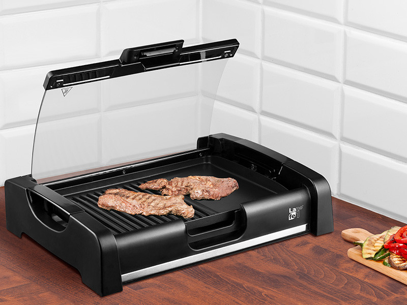 LAFE GRILL ELEKTRYCZNY Z POKRYWKĄ GRL003 - zdjęcie 1