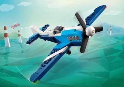 LEGO CREATOR 3w1 31160 Statek powietrzny: samolot wyścigowy - zdjęcie 3