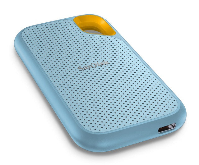 DYSK PRZENOŚNY SANDISK EXTREME PORTABLE SSD 1TB (1050 MB/s) SKY-BLUE - zdjęcie 2