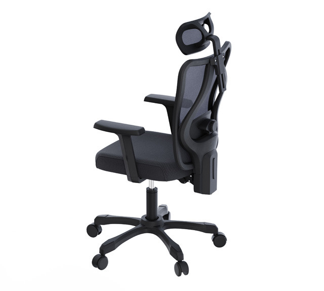 GEMBIRD BIUROWY FOTEL ERGONOMICZNY ONYX CZARNY - zdjęcie 4