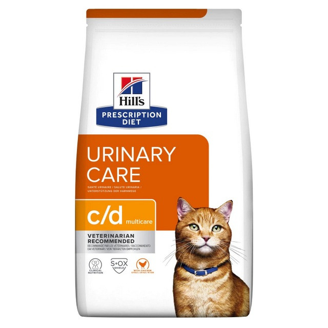 Hill's Prescription Diet Feline c/d Urinary Care - sucha karma dla kota z chorobami układu moczowego - 8 kg - zdjęcie 2