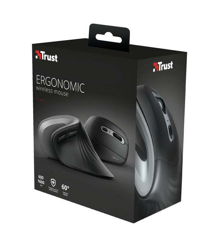 Mysz TRUST Verro Ergonomic Wireless Mouse (23507) - zdjęcie 1