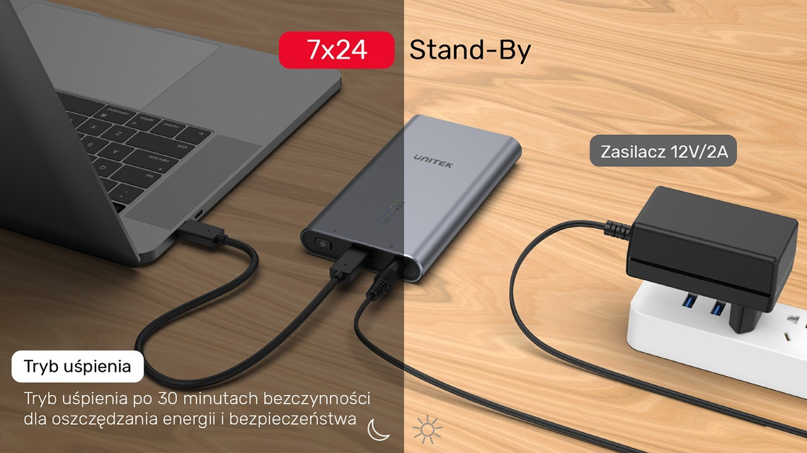 UNITEK OBUDOWA NA DYSK/KLONOWANIE 2XM.2, PCIE/NVME - zdjęcie 6