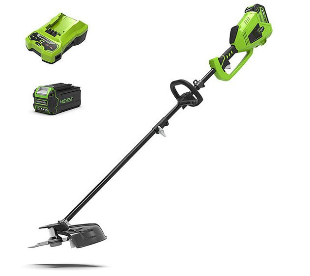 40V Kosa/Podkaszarka GREENWORKS GD40BCK4 - Zestaw ładowarka + akumulator 4Ah - 1301507UB - zdjęcie 1