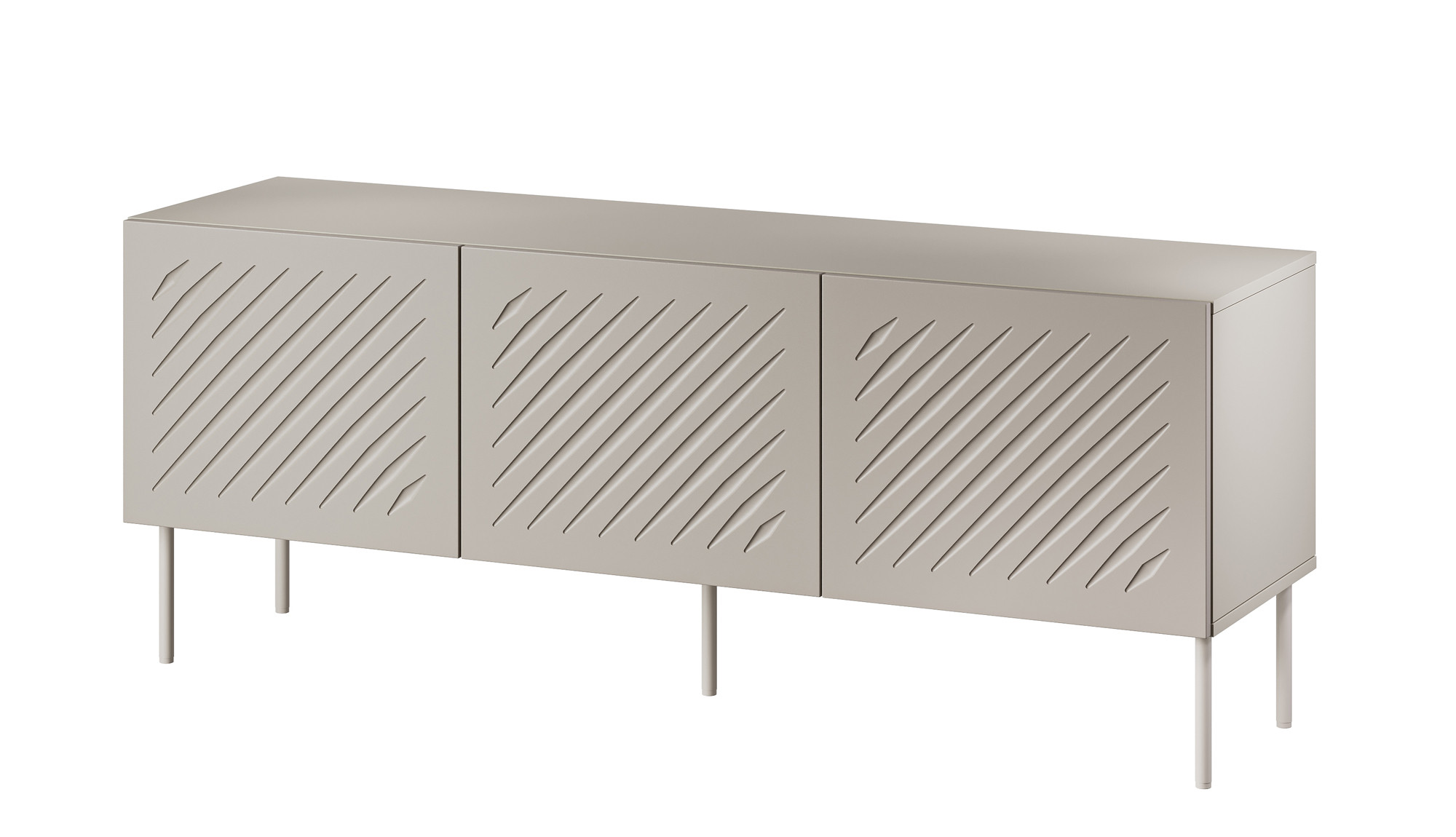 Szafka RTV SIENA 150,5x40x60 kaszmir mat - zdjęcie 2