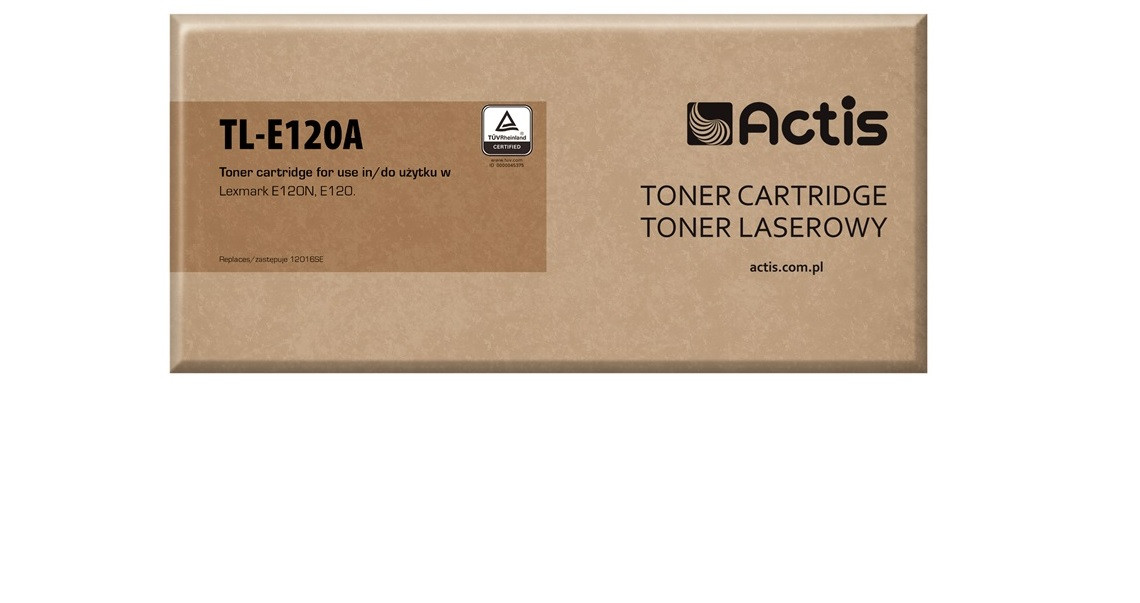 Actis TL-E120A Toner do drukarki Lexmark, Zamiennik Lexmark 12016SE; Standard; 2000 stron; czarny. - zdjęcie 1