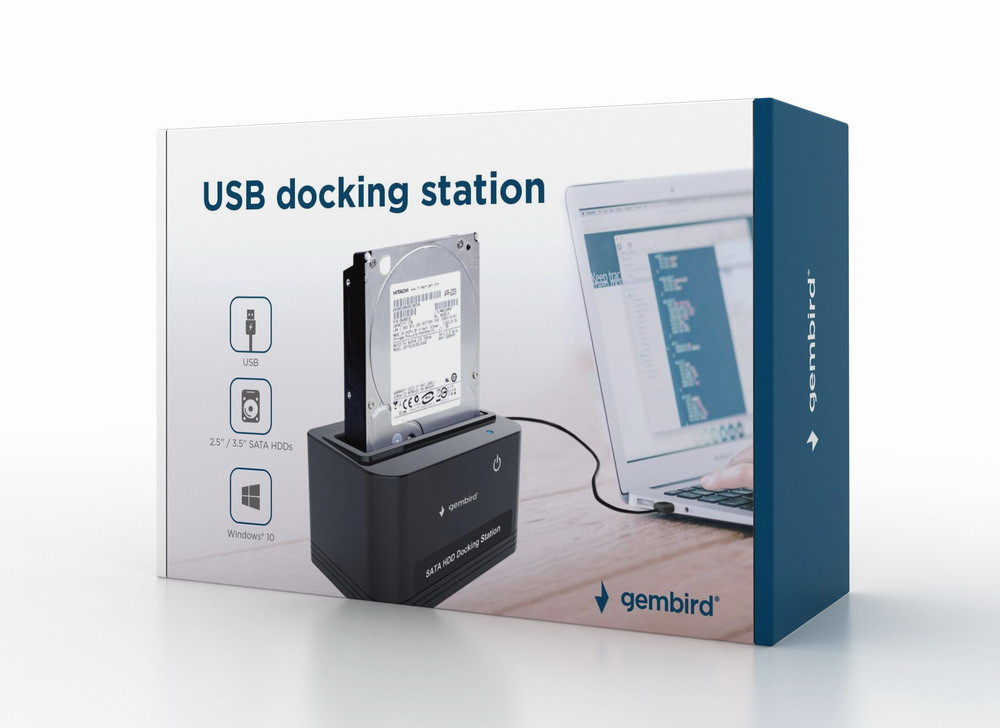 GEMBIRD STACJA DOKUJĄCA HDD SATA 2.5/3.5 USB 2.0 - zdjęcie 4