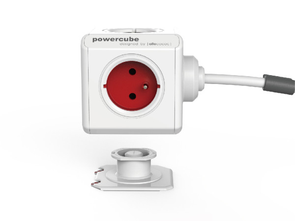 Allocacoc Przedłużacz PowerCube Extended 1.5 m Grey - zdjęcie 6