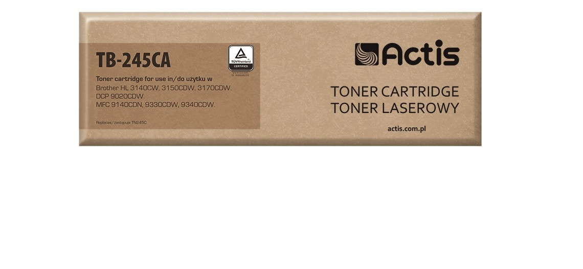 Actis TB-245CA Toner do drukarki Brother, Zamiennik Brother TN-245C; Standard; 2200 stron; błękitny. - zdjęcie 1