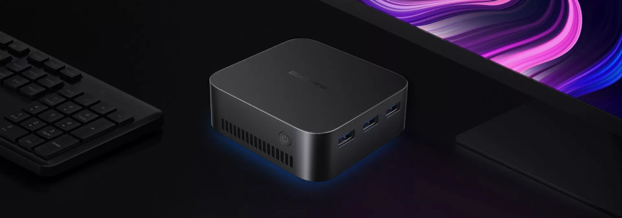 Mini PC Blackview MP80 N97/16GB/SSD 1TB/W11 Pro czarny - zdjęcie 1