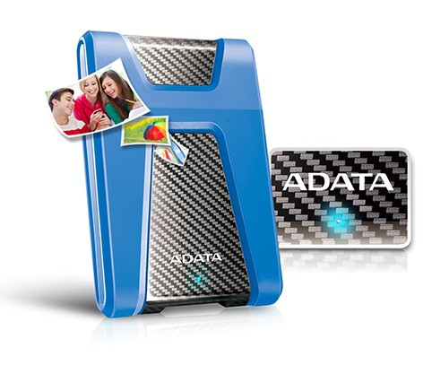 Dysk zewnętrzny HDD ADATA HD650 AHD650-1TU31-CBK (1TB; 2.5"; USB 3.2; czarny) - zdjęcie 1