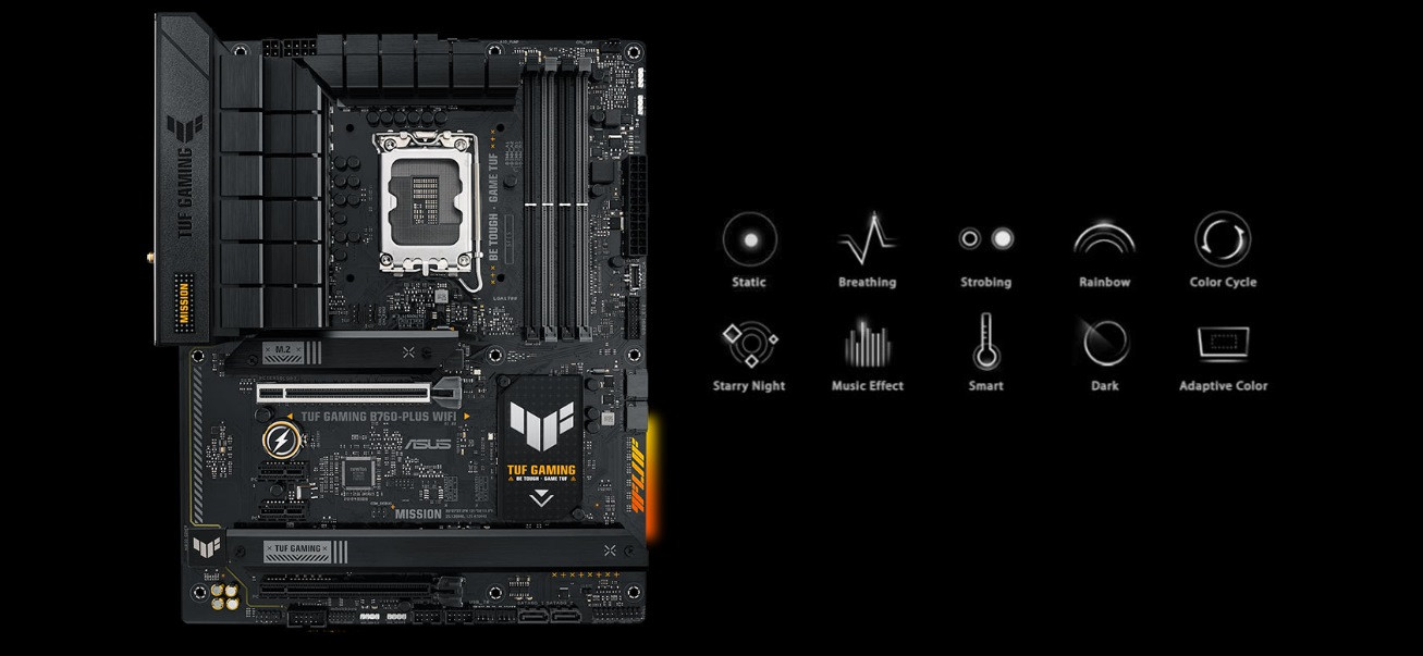 Płyta główna ASUS TUF GAMING B760-PLUS WIFI (90MB1ER0-M1EAY0) - zdjęcie 21