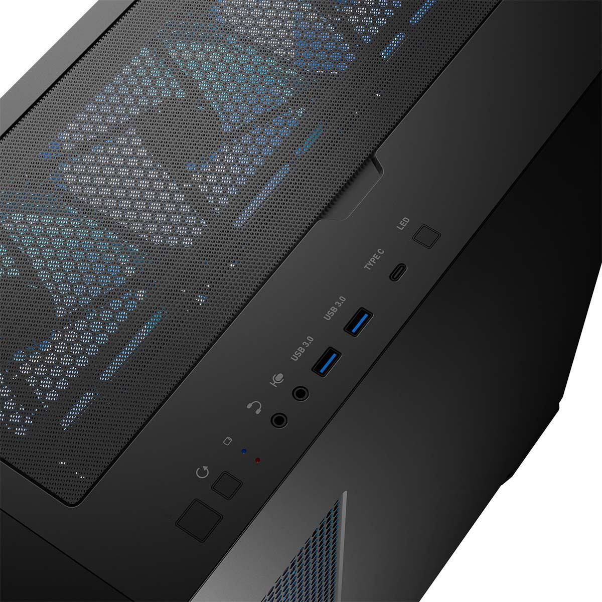 MODECOM OBUDOWA HORIZON ARGB FLOW MIDI USB TYPE-C - zdjęcie 12