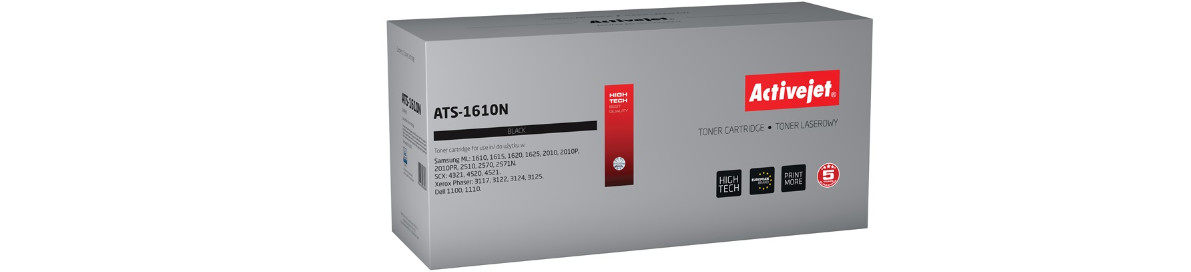 Activejet ATS-1610N Toner do drukarki Samsung, Zamiennik Samsung ML-2010D3 / 2010D3, Xerox 106R01159, Dell J9833; Supreme; 3000 stron; czarny. - zdjęcie 6