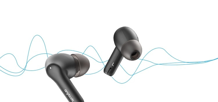 Słuchawki TWS TOZO Anybuds Pro Black - zdjęcie 2