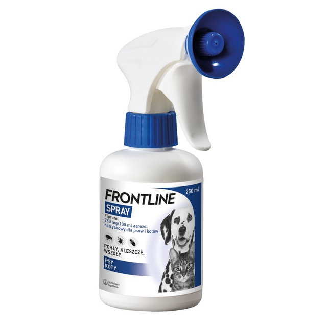 Frontline Spray na pchły i kleszcze - dla psa i kota - 250 ml - zdjęcie 1