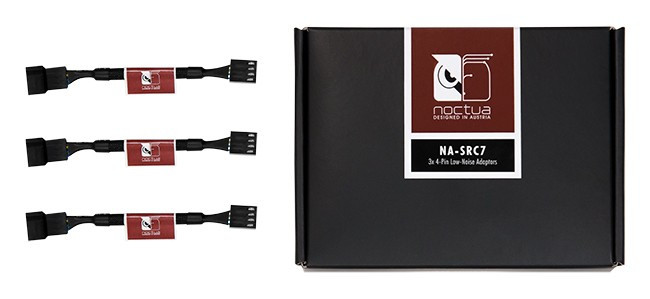 Moc. NOCTUA NA-SRC7 3 szt Low-Noise Adaptors 4-Pin - zdjęcie 1