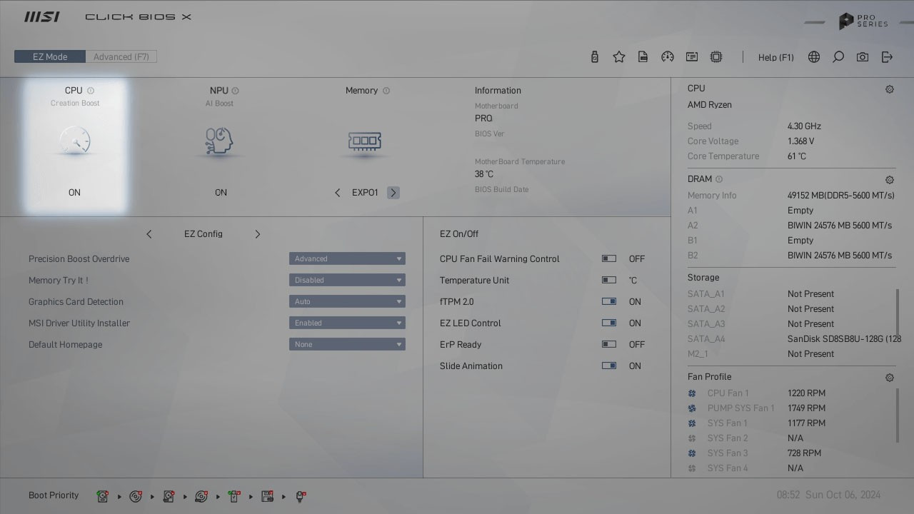 Płyta główna MSI PRO X870-P WIFI - zdjęcie 15