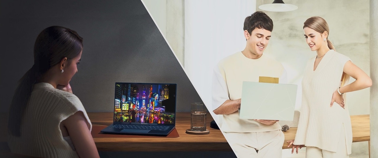 ASUS Zenbook 14 OLED UX3402VA-KN593X i7-13700H 14.0" 2.8K 90Hz 400nits Glossy 16GB LPDDR5 SSD1TB Intel Iris Xe Graphics WLAN+BT Cam1080p Backlit Keyboard 75WHrs Win 11 Pro Ponder Blue - zdjęcie 11