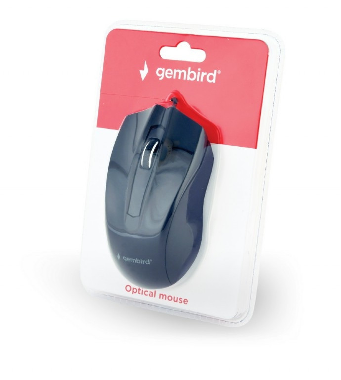 GEMBIRD MYSZ MUS-3B-01 OPTYCZNA 1000DPI CZARNA - zdjęcie 3