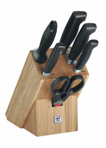 Noże w bloku Zwilling 35068-002-0 Four Star kpl 7el - zdjęcie 1