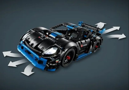 LEGO Technic 42176 Samochód wyścigowy Porsche GT4 e-Performance - zdjęcie 4