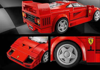 LEGO Speed Champions 76934 Supersamochód Ferrari F40 - zdjęcie 4