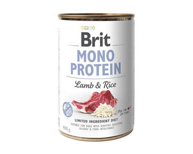 BRIT Mono Protein Lamb & Rice - mokra karma dla psa - 400g - zdjęcie 1