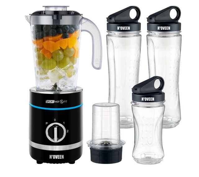 Blender Noveen Sport Mix & Fit SB2000 Xline Black Kielich - zdjęcie 1