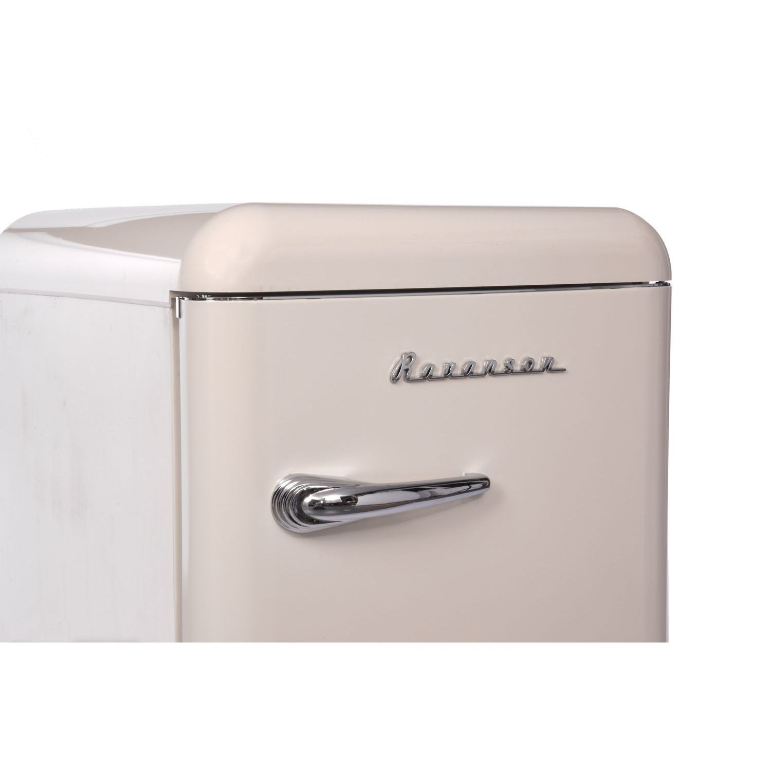 Lodówka Retro Ravanson LKK-120RC (545mm x 895mm x 585 mm; 106 l; kremowy) - zdjęcie 1