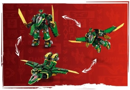 LEGO NINJAGO 71845 LLOYD’S JET MECH - zdjęcie 3