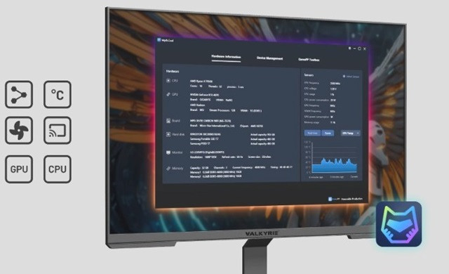 Chłodzenie wodne Valkyrie Dragonfang 240 ARGB (VK-AIODR240B) - zdjęcie 7