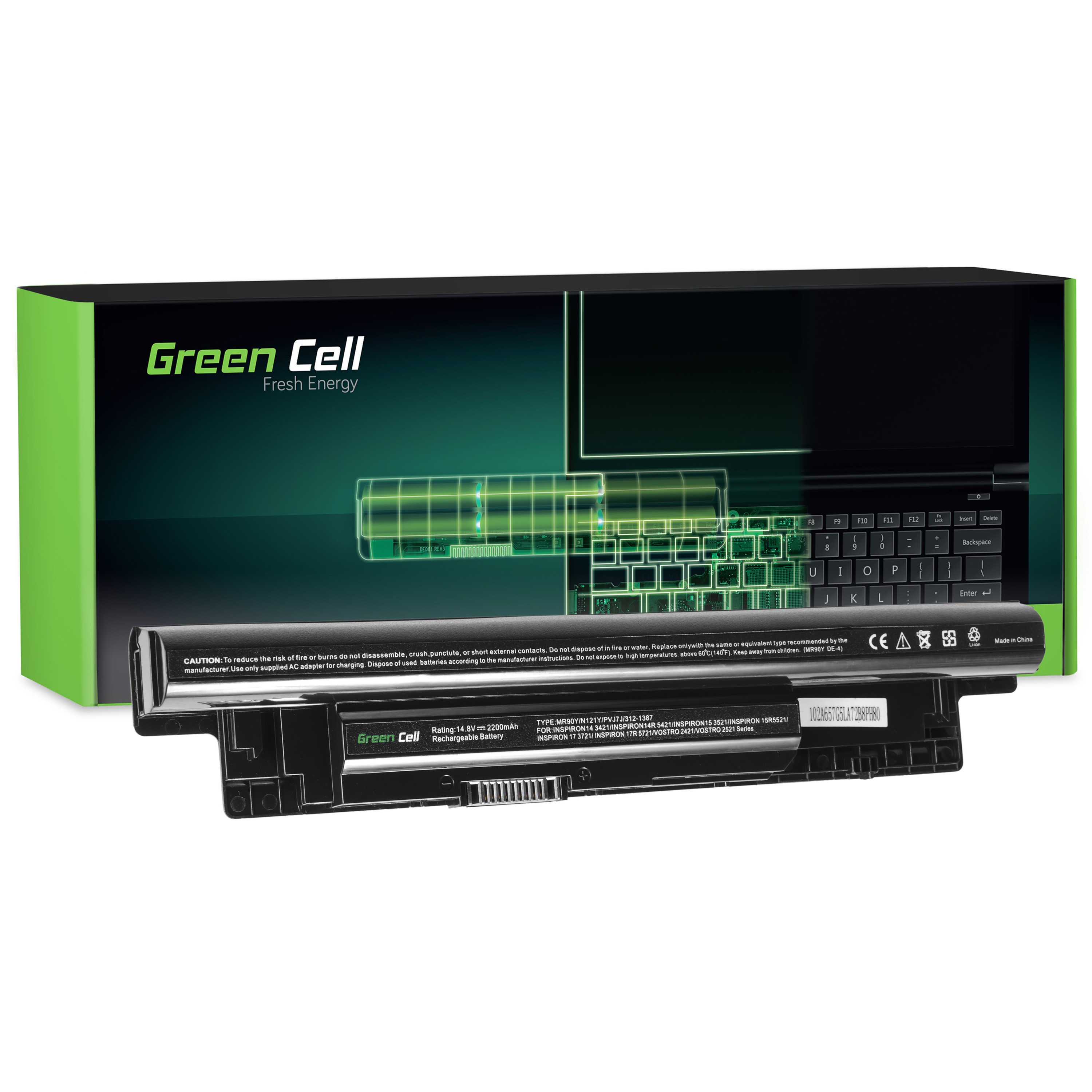 GREEN CELL BATERIA DE109 2200 MAH 14.8V - zdjęcie 1