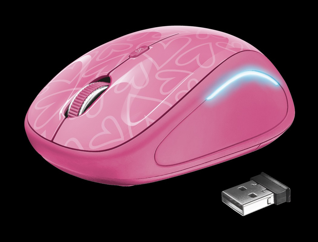 Mysz TRUST Yvi FX Wireless LED illumination Multicoloured (22337) - zdjęcie 6